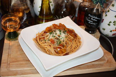 Schwarzwälder Spaghetti scharf