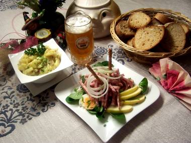 Hüttenwurstsalat