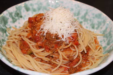  Spaghetti mit Arnos Fleischragout
