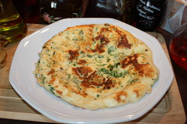 Schwäbische Pfannkuchen mit frischen Kräutern