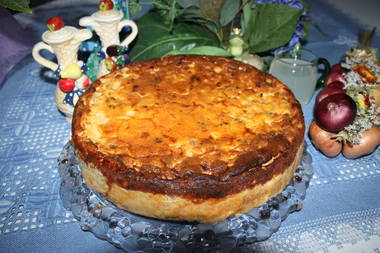 Zwiebeltorte mit K&uuml;mmel