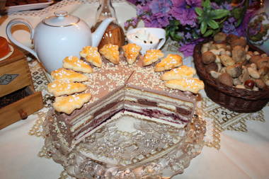 Zimt-Schoko-Rum-Kirsch-Torte