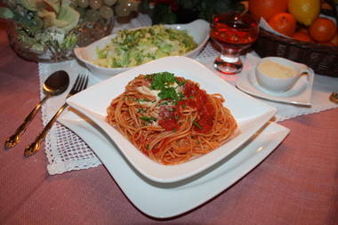 Tomaten-Butter-Spaghetti