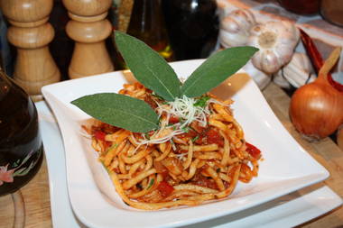 Salbei-Tomaten-Spätzle