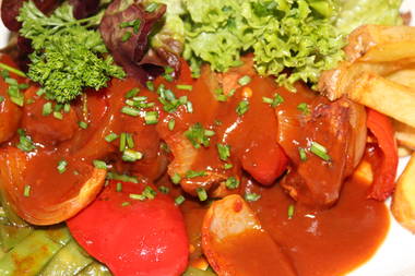 Schaschlick pikant mit Schweinefilet
