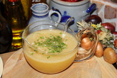 Grapesfruit -Salatsoße mit frischen Kräutern