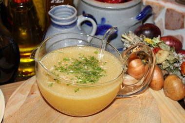 Grapesfruit -Salatsoße mit frischen Kräutern